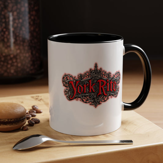 York Rite Baroque, Accent Coffee Mug (11, 15oz)