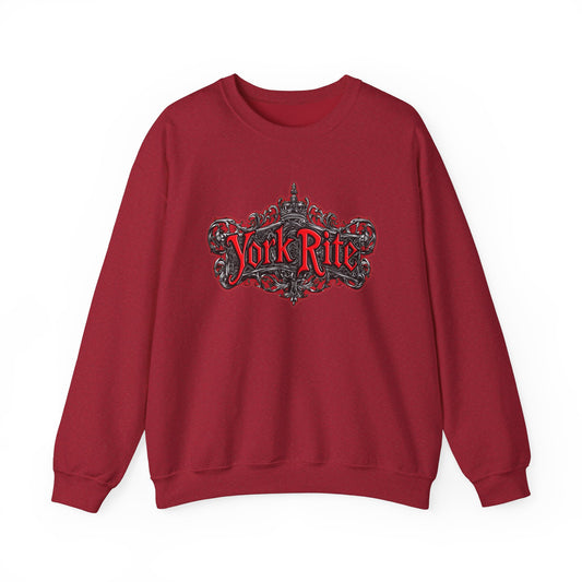 York Rite, baroque style, Unisex Heavy Blend™ Crewneck Sweatshirt