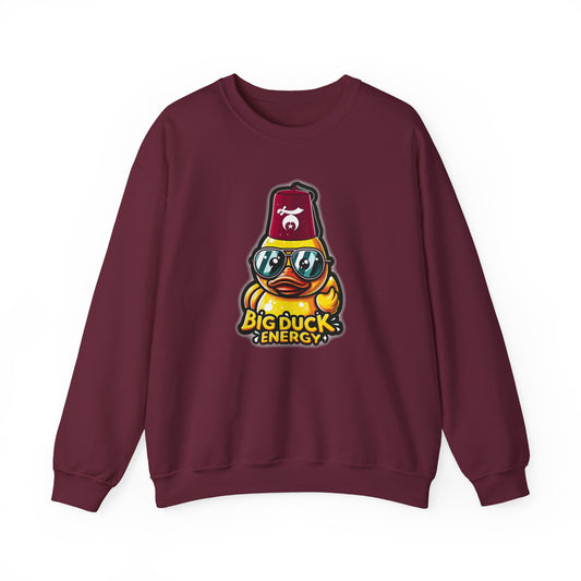 Big Duck Energy Sweatshirt | Unisex Crewneck, Cute Cartoon Gift, Cozy Apparel, Fun Casual Wear, Birthday or Holiday Present