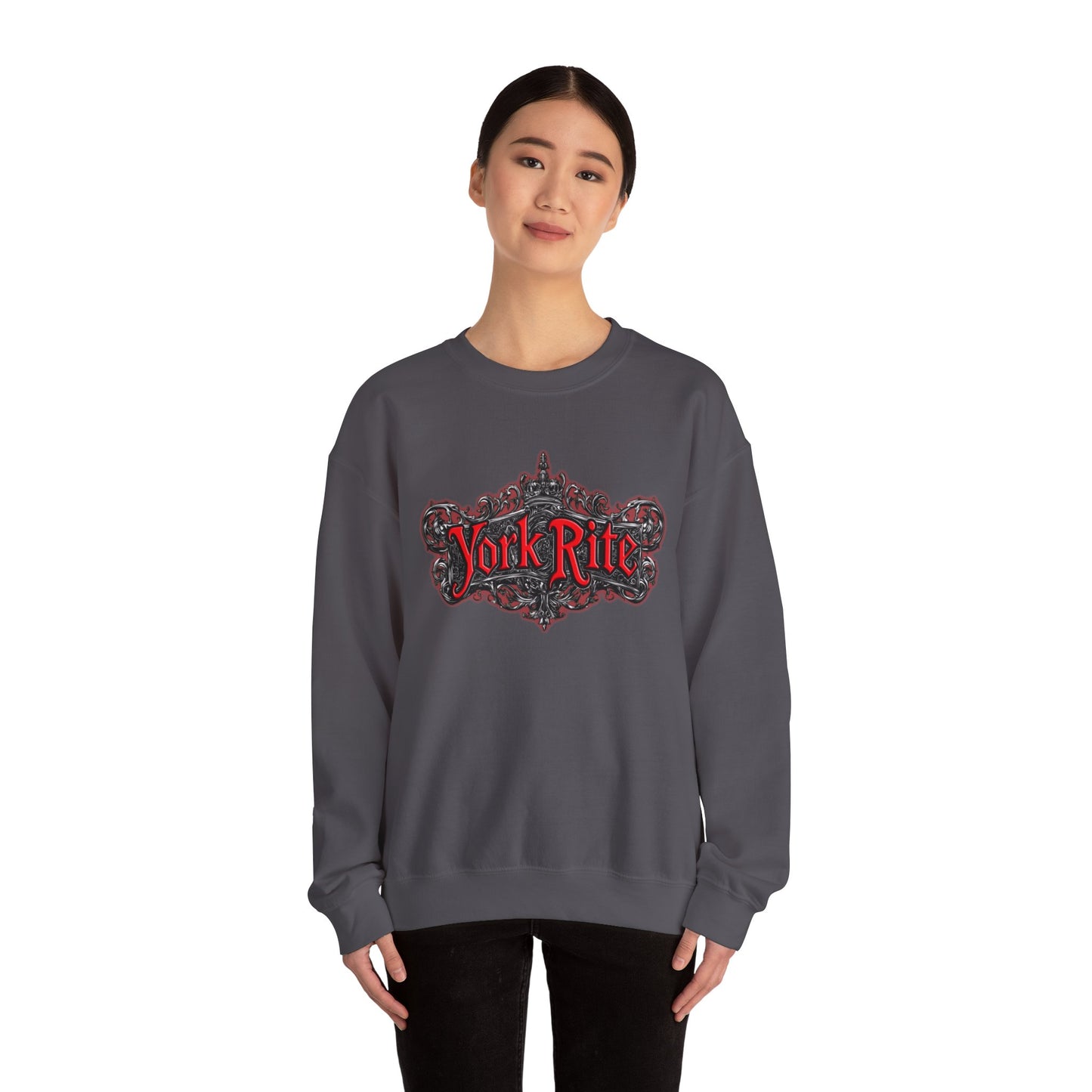York Rite, baroque style, Unisex Heavy Blend™ Crewneck Sweatshirt