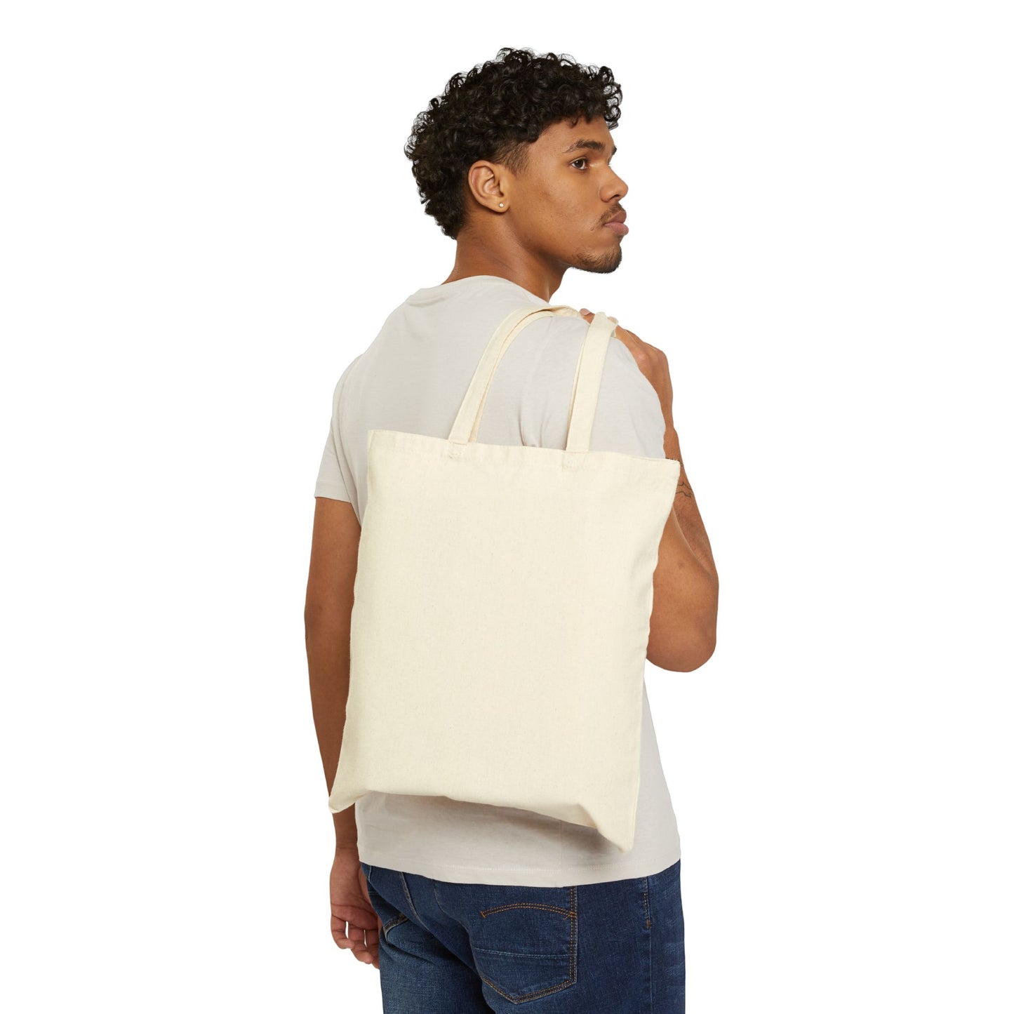 70s Shriner Record Cover, Cotton Canvas Tote Bag