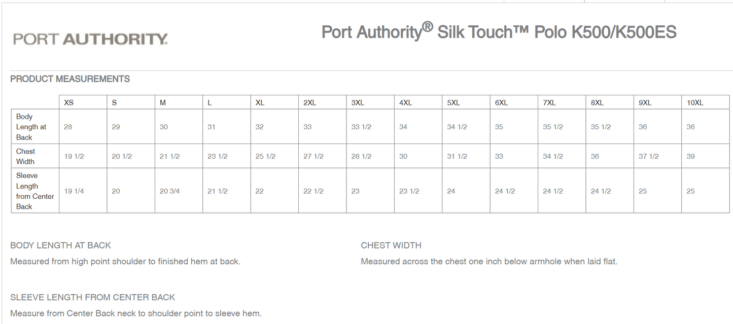 Acanthus Master Mason K500 Port Authority® Silk Touch™ Polo