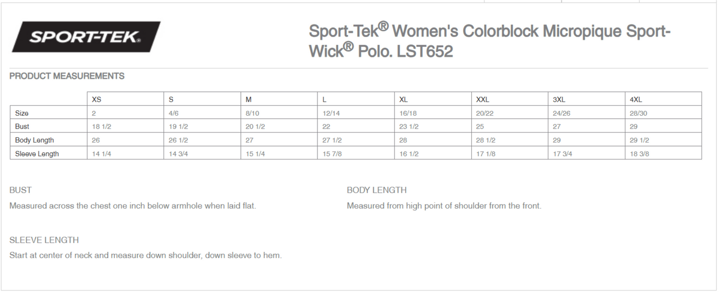 Trike Lady, WITH NAME. Sport-Tek® Women's Polo LST652