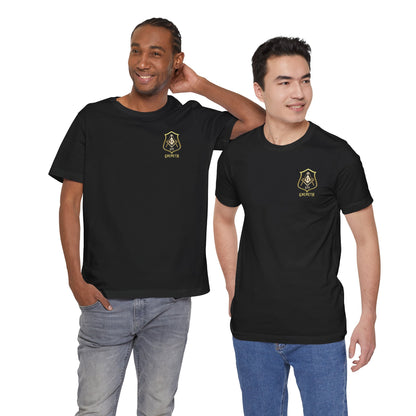 Gnemeth Lodge, Unisex Short Sleeve Tee - American Flag Design