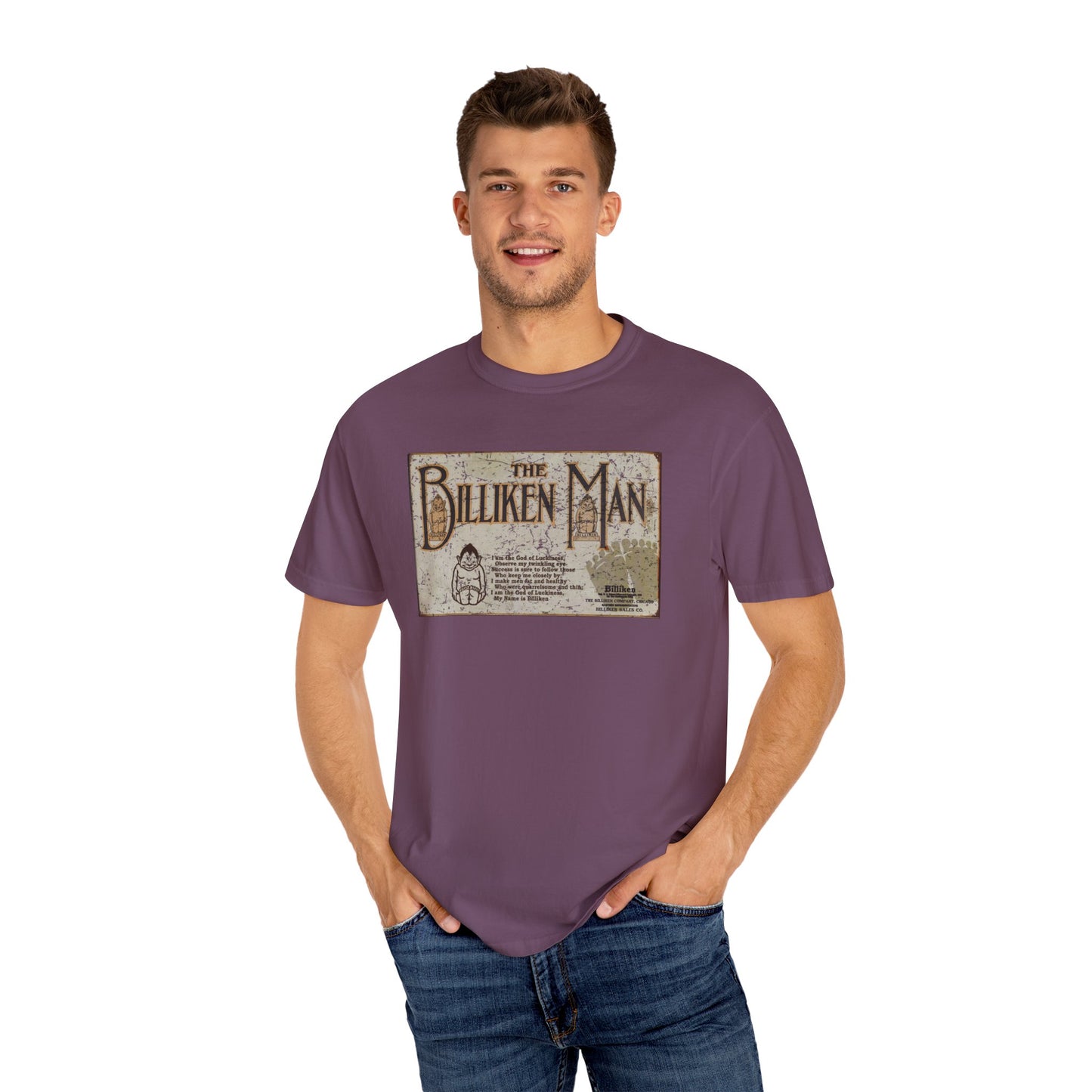 Billiken Man, Unisex Garment-Dyed T-shirt