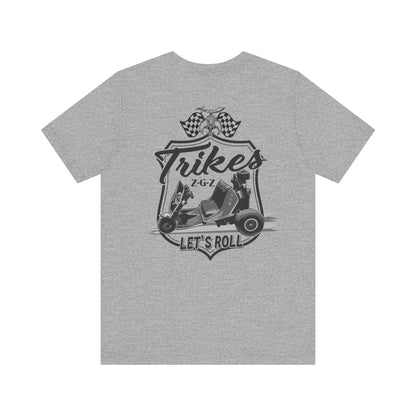 Trikes of ZGZ! Let's Roll!  Unisex Jersey Short Sleeve Tee - Perfect Gift for Trike Enthusiasts