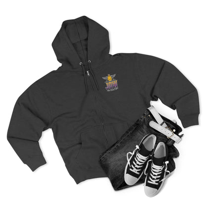 Purple Stallion Unisex Zip Hoodie