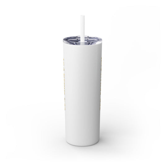 Acanthus Lodge Skinny Tumbler with Straw, 20oz