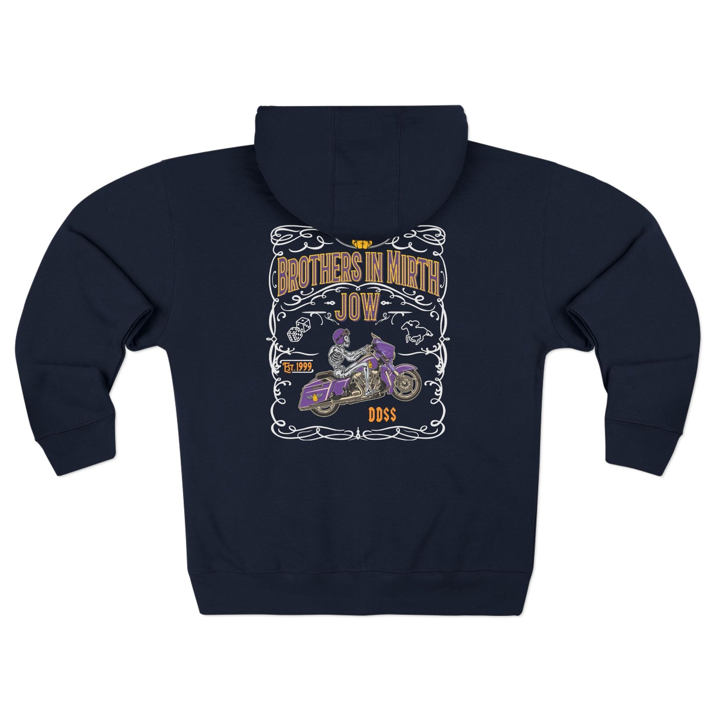 Purple Stallion Unisex Zip Hoodie