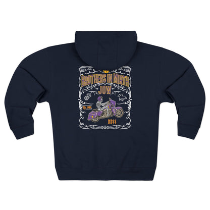 Purple Stallion Unisex Zip Hoodie
