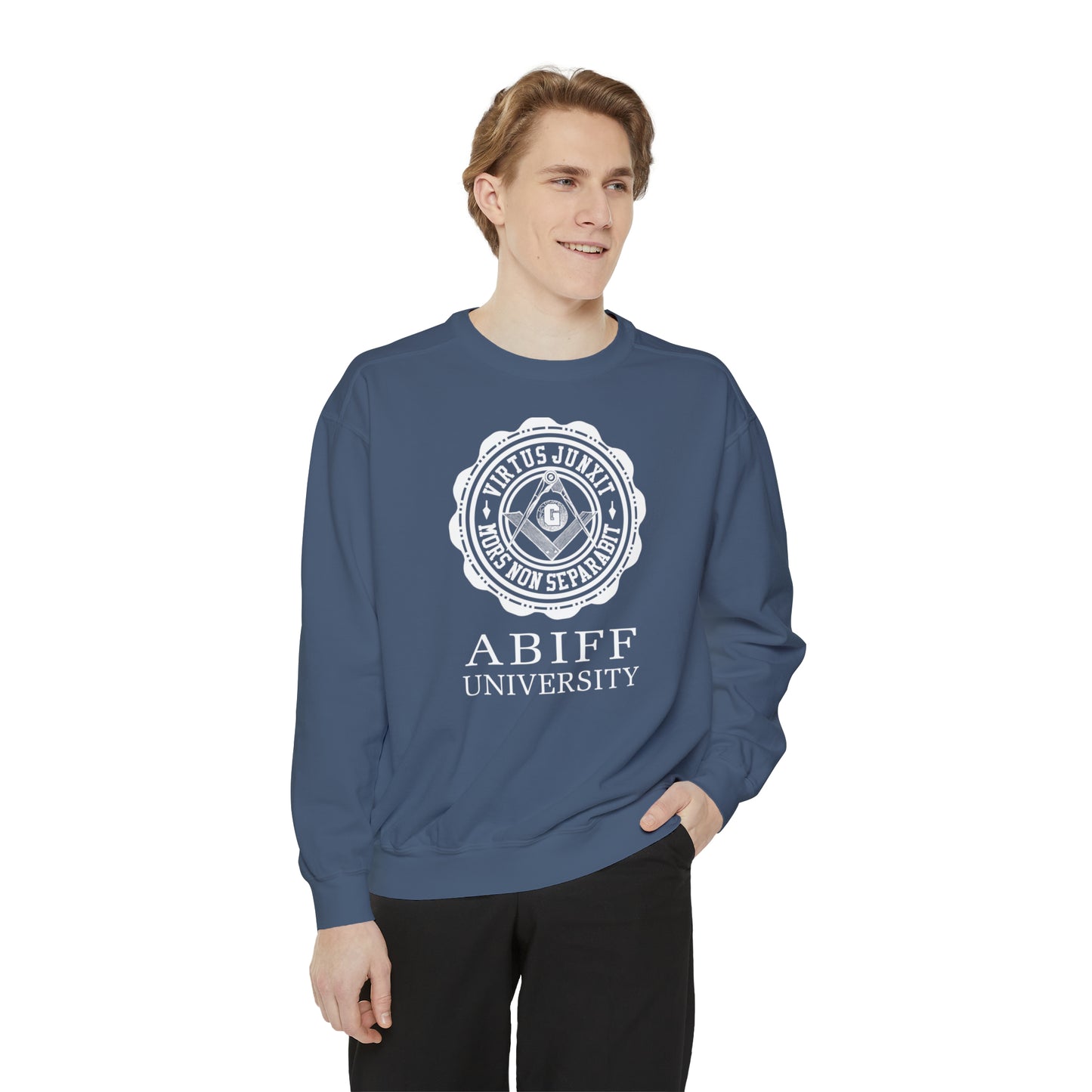 Garment-Dyed Abiff U Sweatshirt
