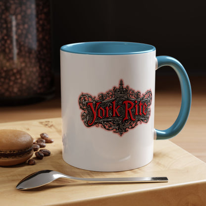 York Rite Baroque, Accent Coffee Mug (11, 15oz)