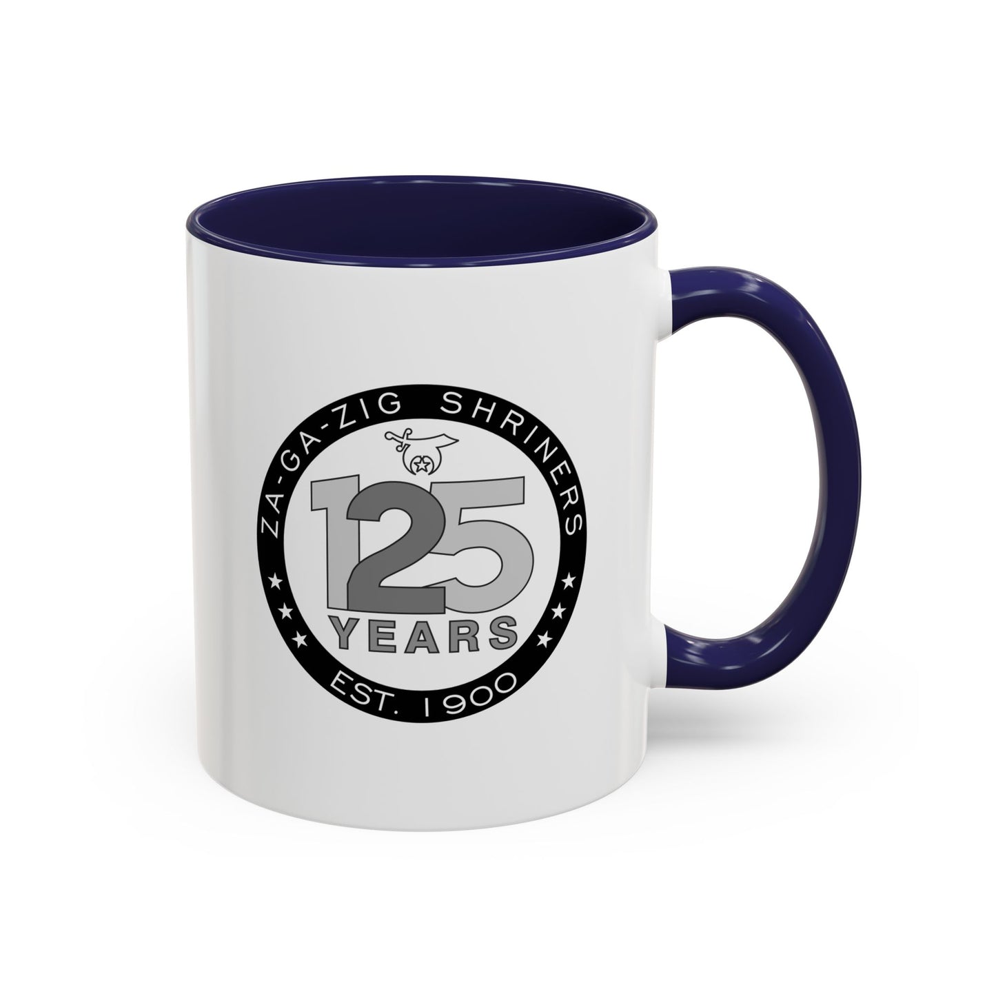 Mug - 125yr Anniversary 2025 Za-Ga-Zig Shriners Coffee Mug (11, 15oz)