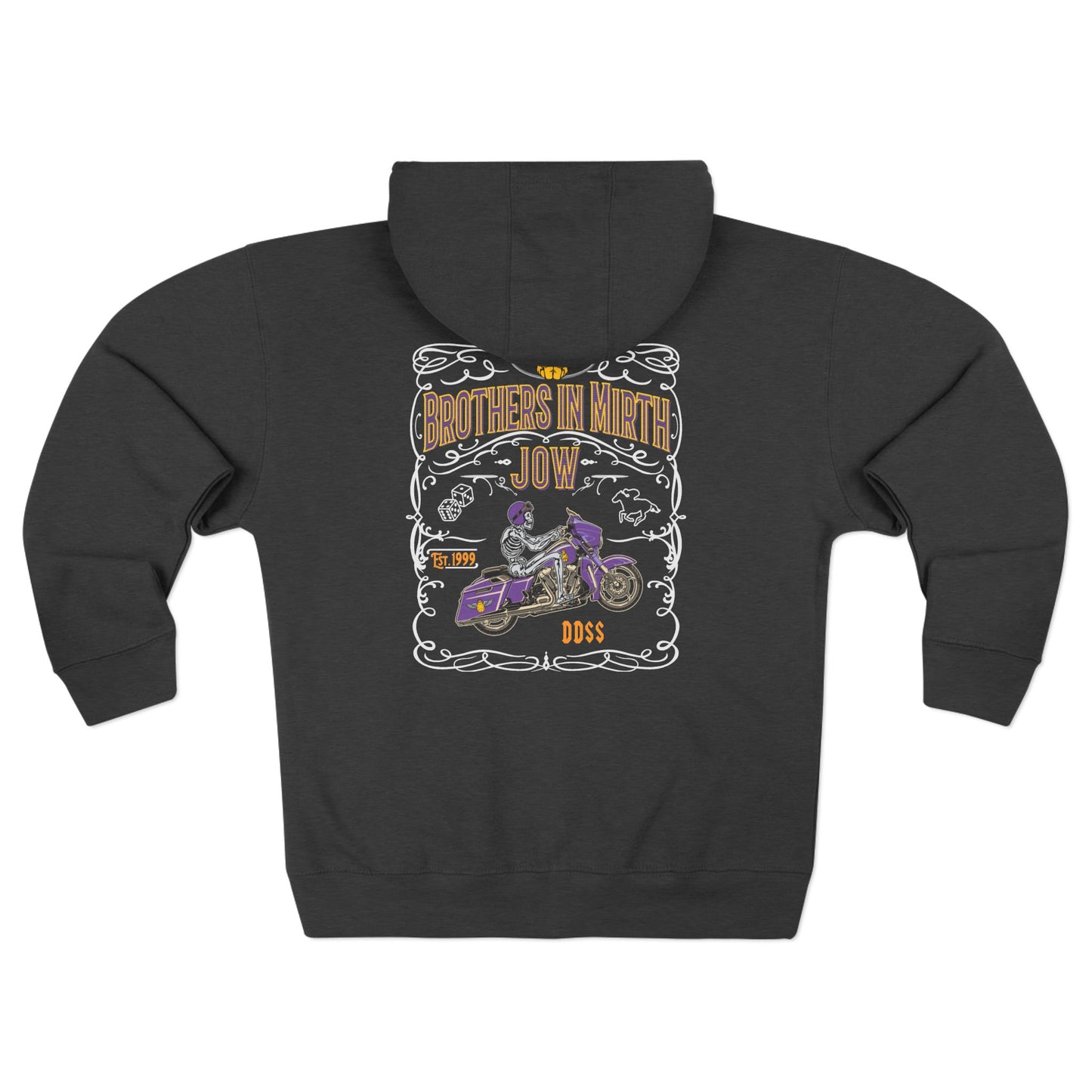 Purple Stallion Unisex Zip Hoodie