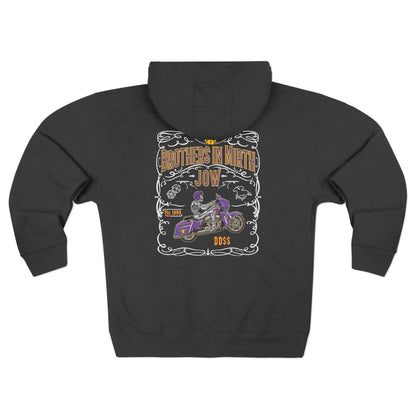 Purple Stallion Unisex Zip Hoodie