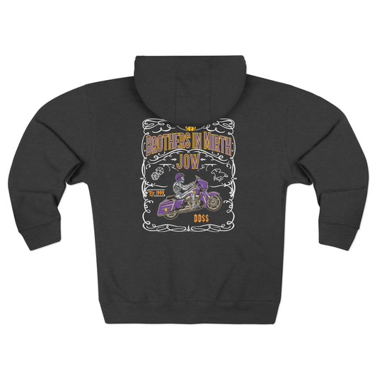 Purple Stallion Unisex Zip Hoodie