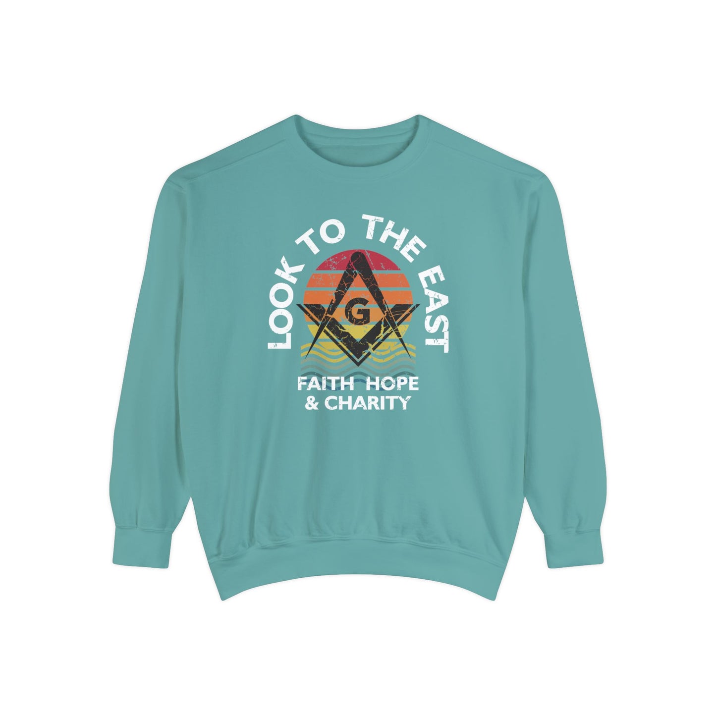 Look East Unisex Garment-Dyed Sweatshirt