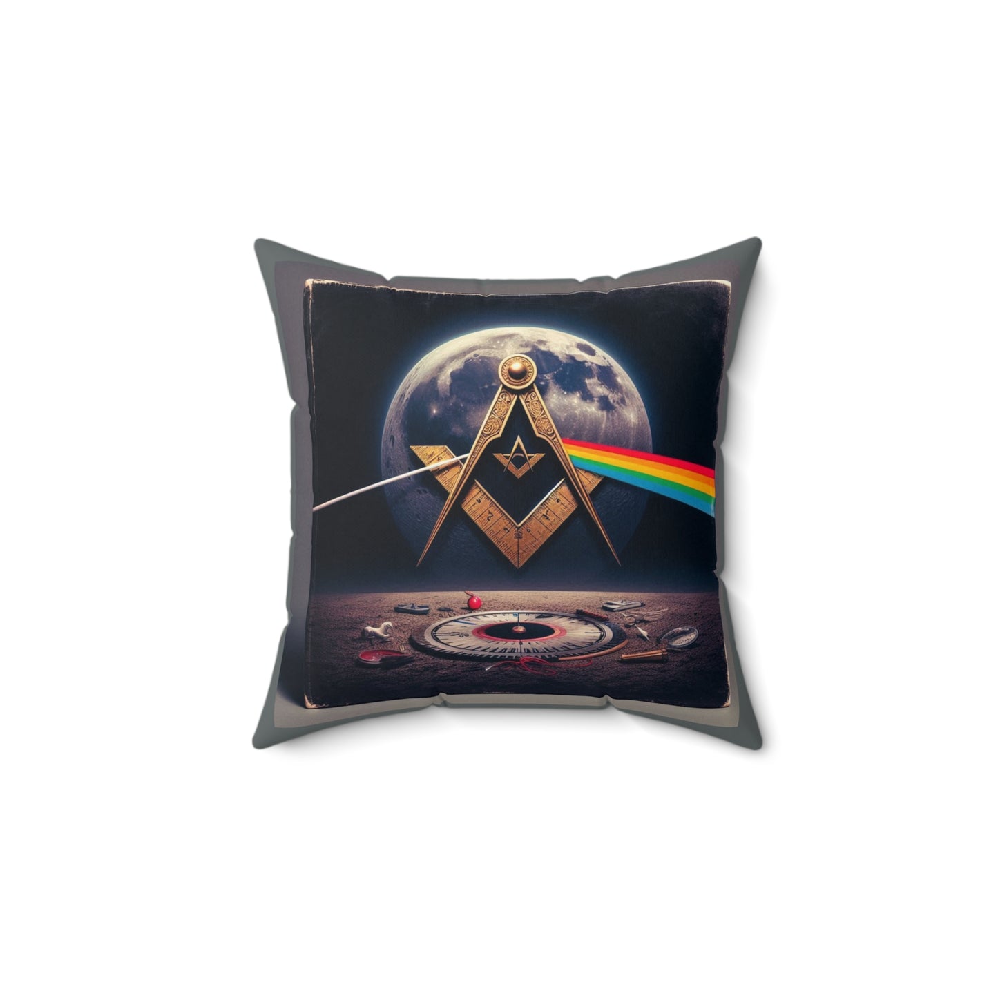 Rocking Freemason Spun Polyester Square Pillow