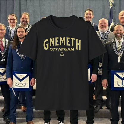 Gnemeth 577 AF & AM Masonic T-Shirt