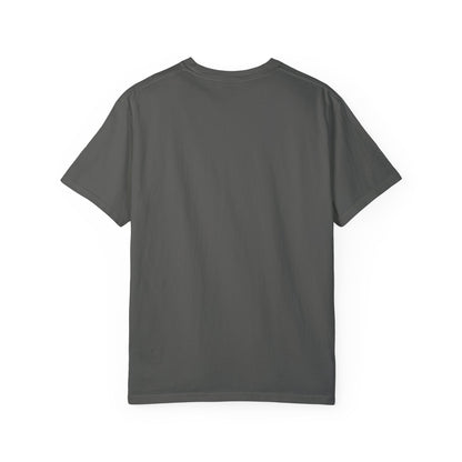 Gnemeth Left Chest Logo, Unisex Garment-Dyed T-Shirt with Vintage Shield Design