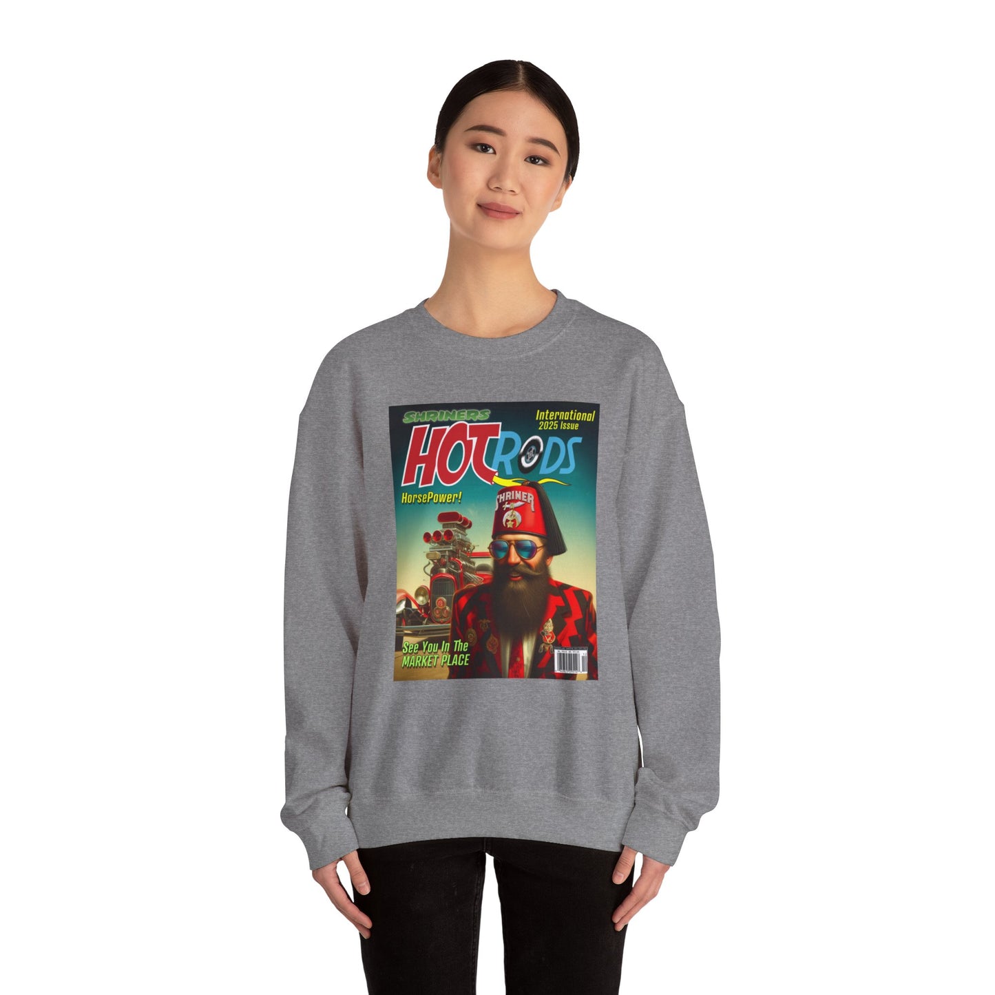 Hot Rods, Unisex Heavy Blend™ Crewneck Sweatshirt