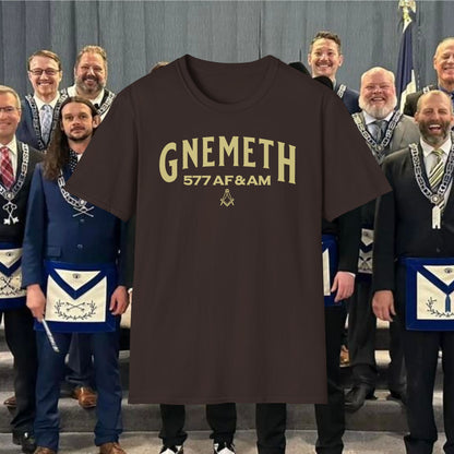 Gnemeth 577 AF & AM Masonic T-Shirt