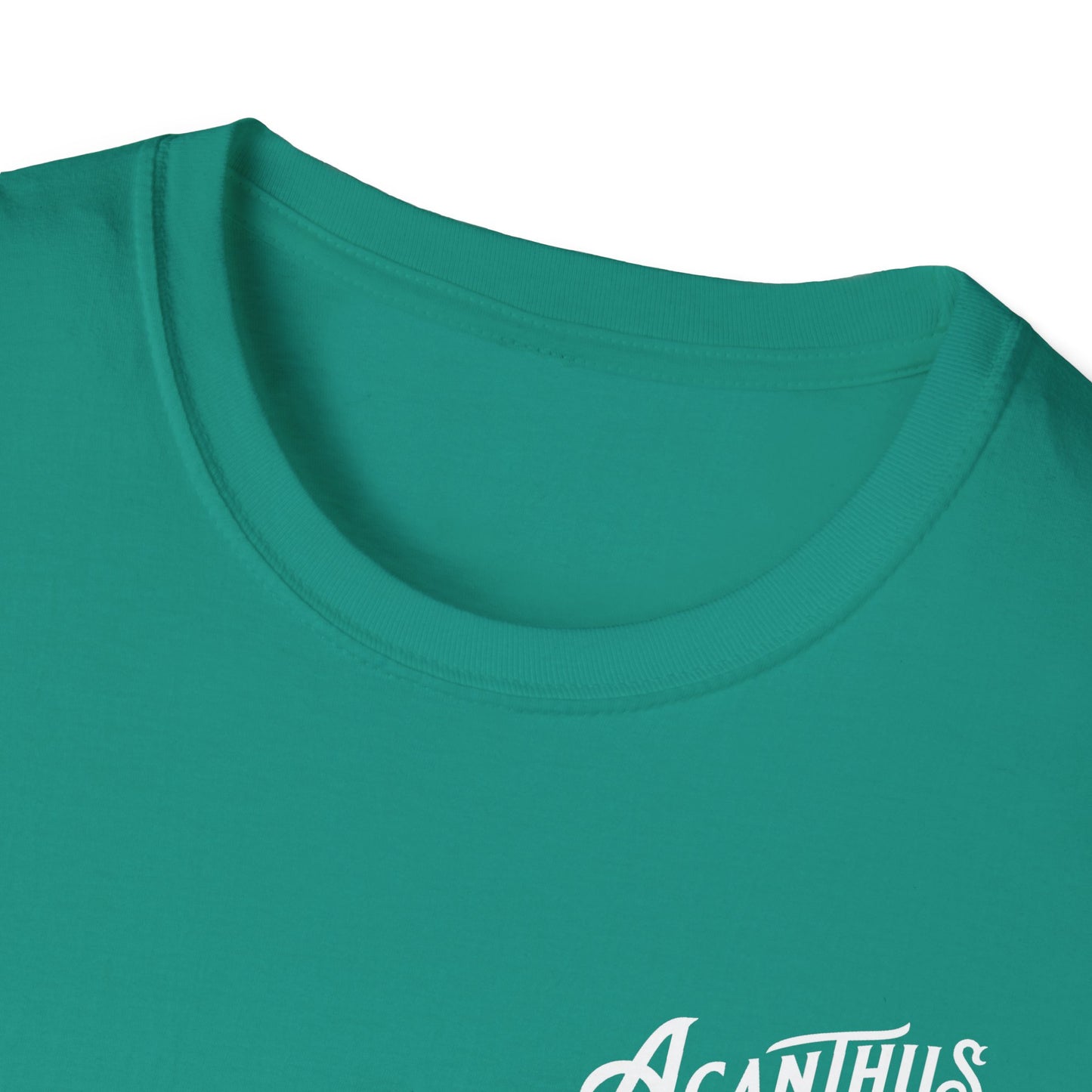 Acanthus Lodge #632 Left Chest logo. Unisex Softstyle T-Shirt
