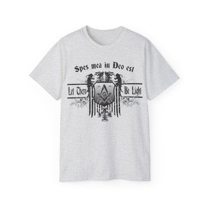 Let There Be Light, Blk&Gry Ultra Cotton Tee