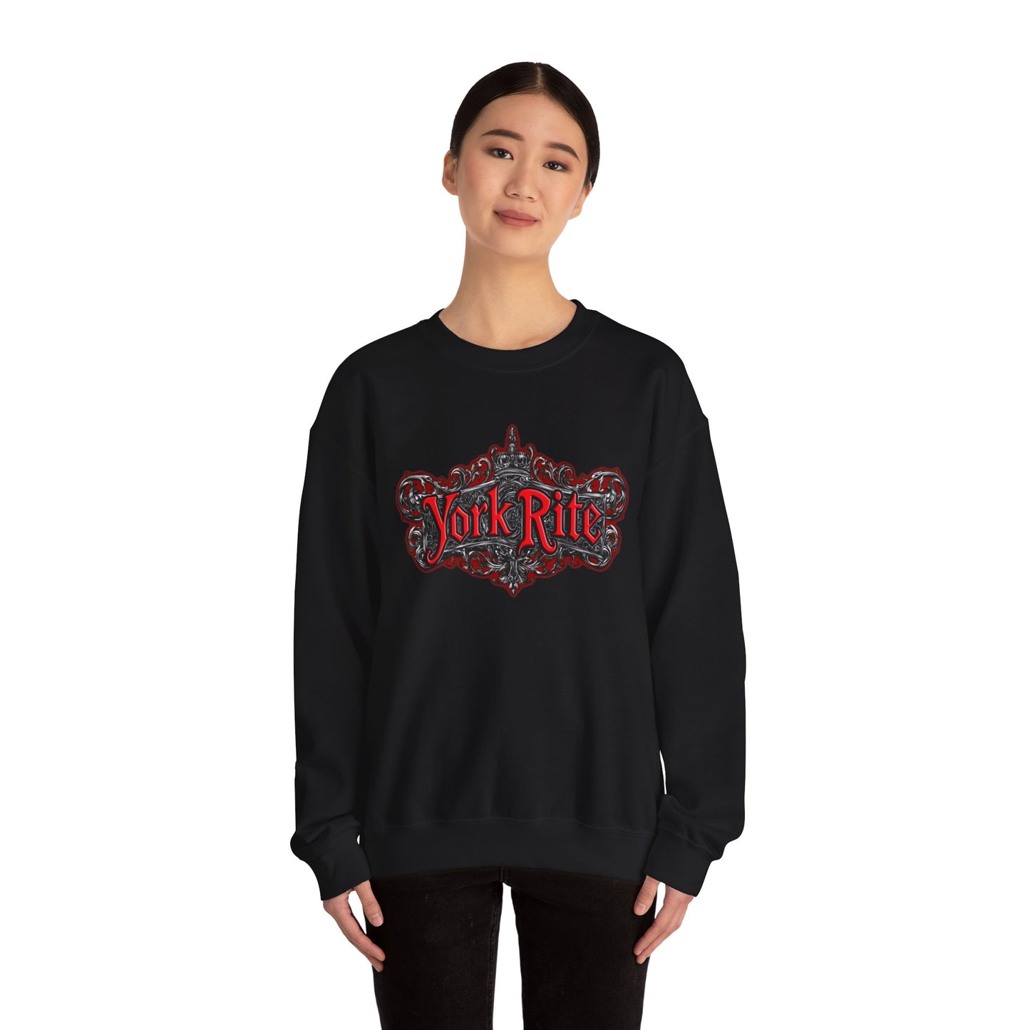York Rite, baroque style, Unisex Heavy Blend™ Crewneck Sweatshirt