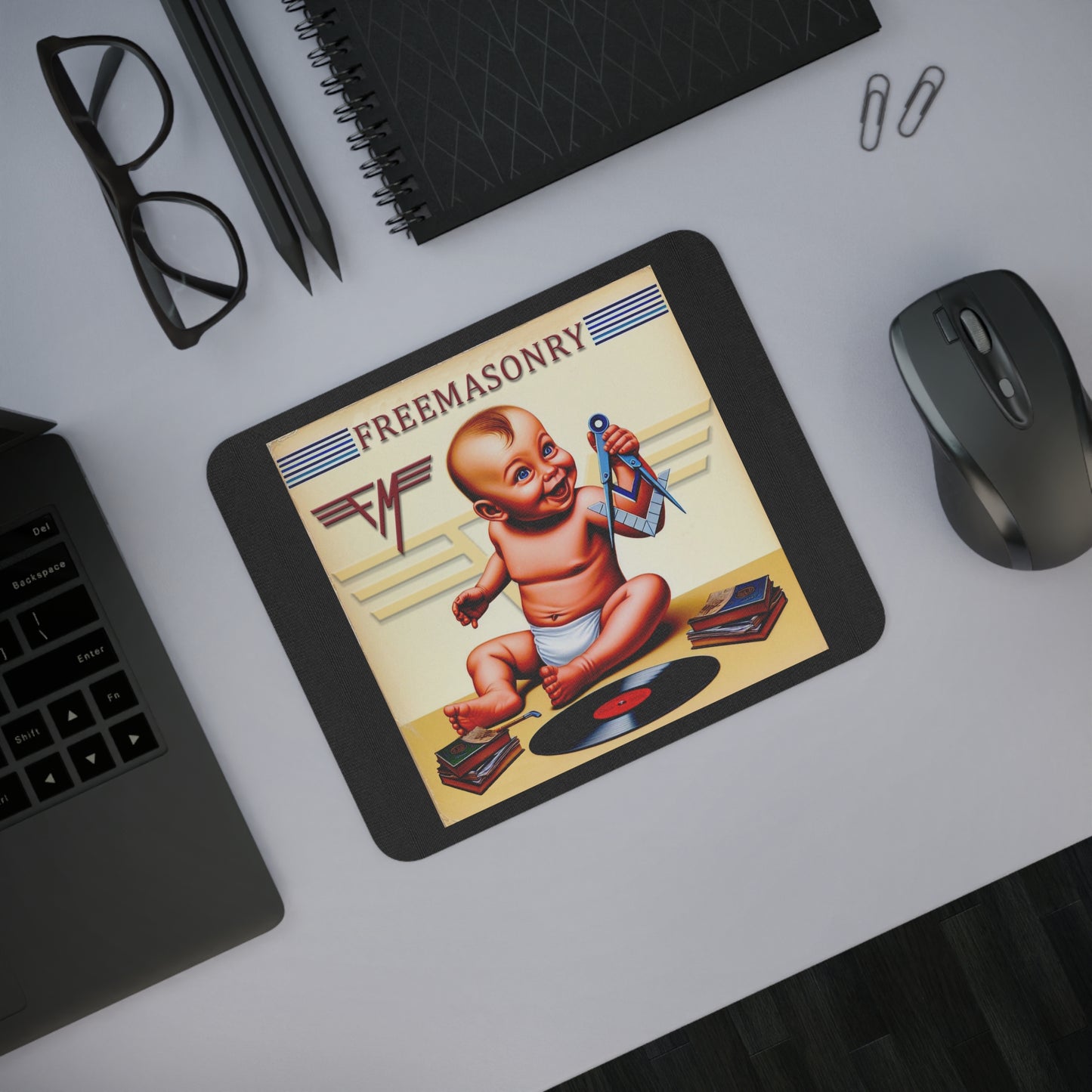 Freemasonry Rocks Desk Mouse Pad