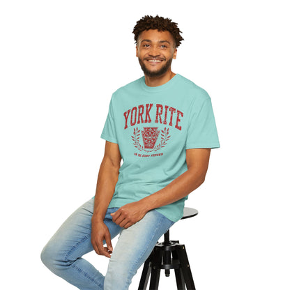 York Rite University, Unisex Garment-Dyed T-shirt
