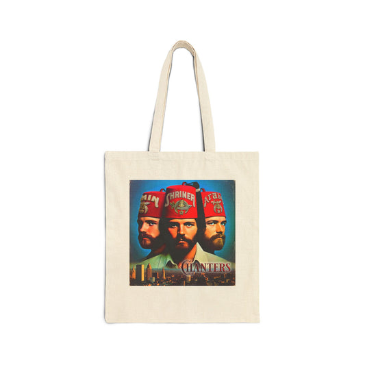 70s Shriner Record Cover, Cotton Canvas Tote Bag