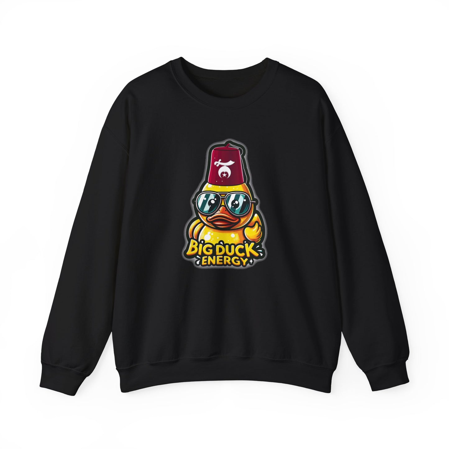 Big Duck Energy Sweatshirt | Unisex Crewneck, Cute Cartoon Gift, Cozy Apparel, Fun Casual Wear, Birthday or Holiday Present