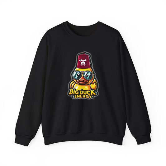 Big Duck Energy Sweatshirt | Unisex Crewneck, Cute Cartoon Gift, Cozy Apparel, Fun Casual Wear, Birthday or Holiday Present