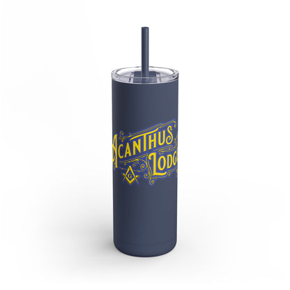 Acanthus Lodge Maars Maker Skinny Matte Tumbler, 20oz