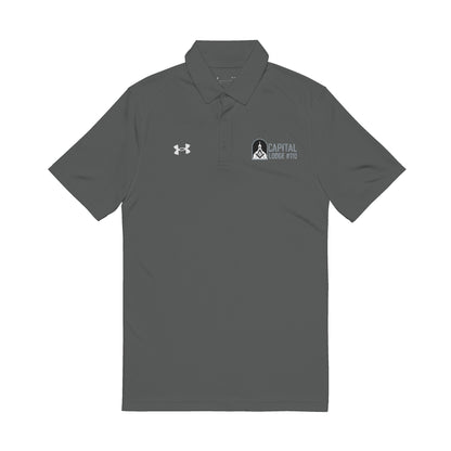 Capital 110 Embroidered Under Armour Men's Polo — Custom Logo Performance Shirt
