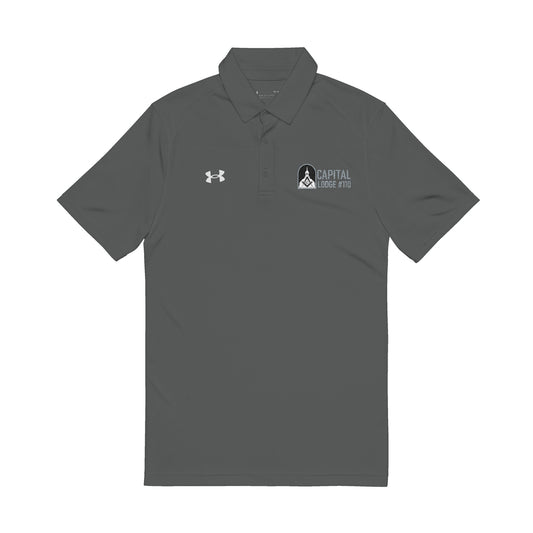 Capital 110 Embroidered Under Armour Men's Polo — Custom Logo Performance Shirt