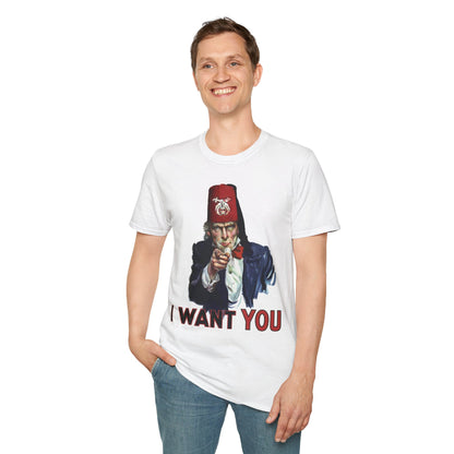 I want YOU, Unisex Softstyle T-Shirt