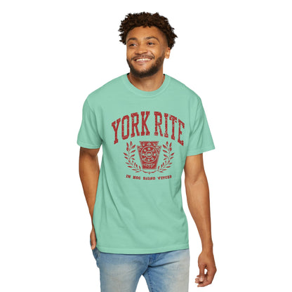 York Rite University, Unisex Garment-Dyed T-shirt