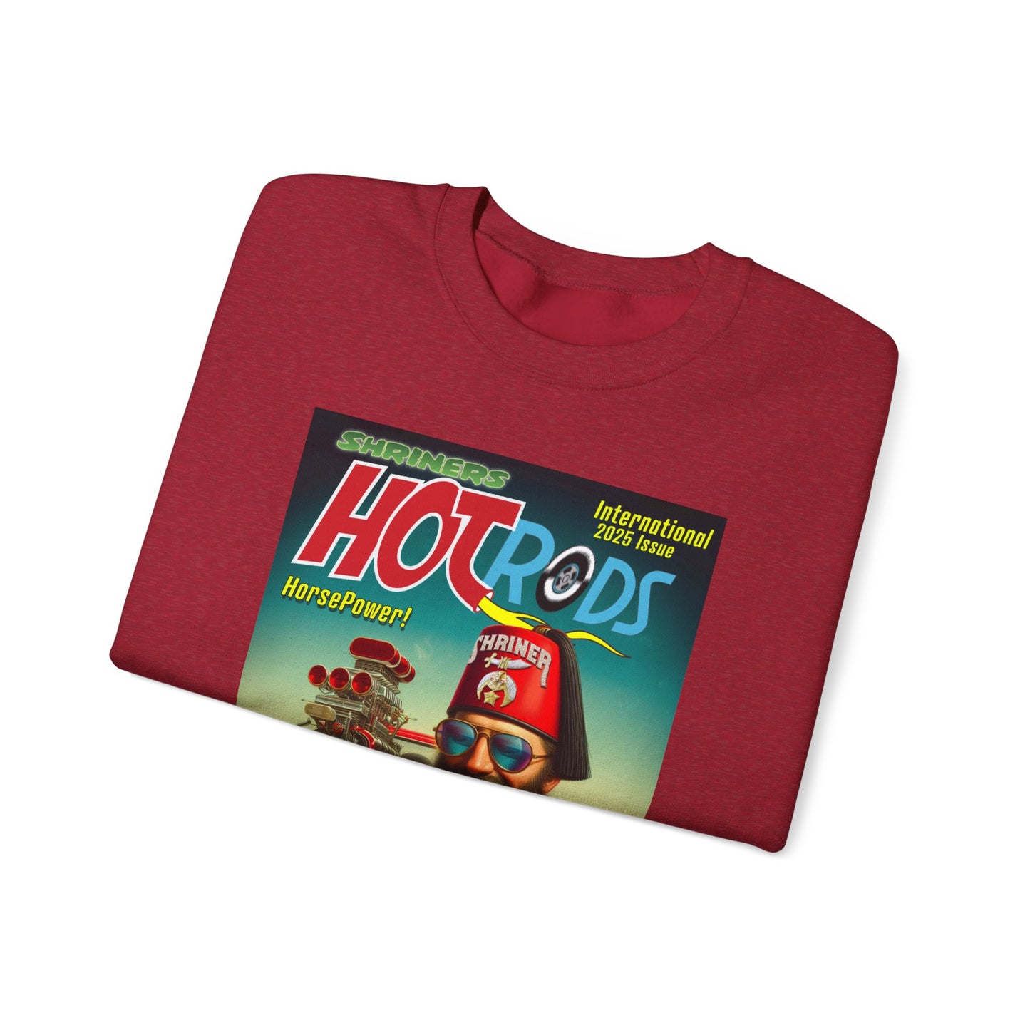 Hot Rods, Unisex Heavy Blend™ Crewneck Sweatshirt