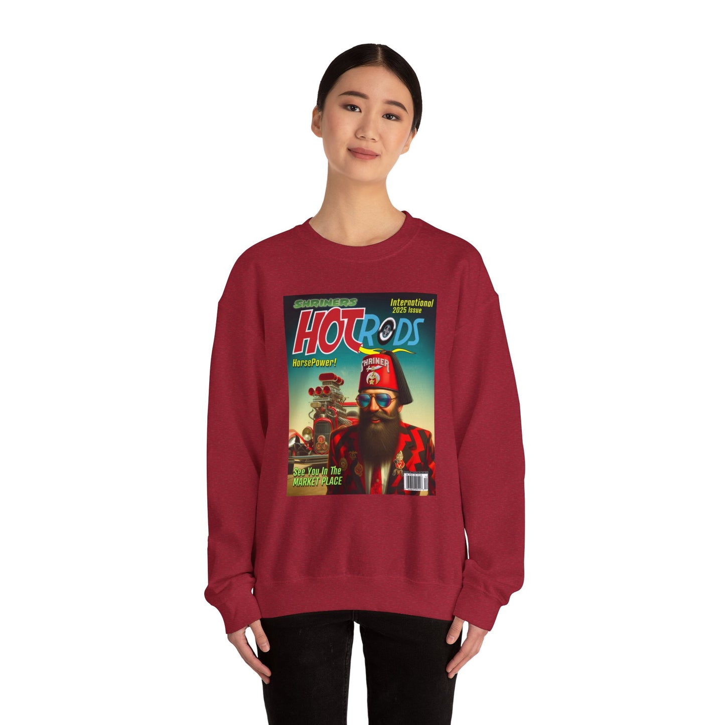 Hot Rods, Unisex Heavy Blend™ Crewneck Sweatshirt