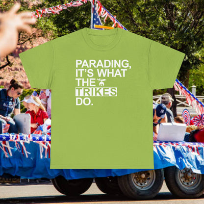 Trikes Unit parade T-shirt, Unisex Heavy Cotton