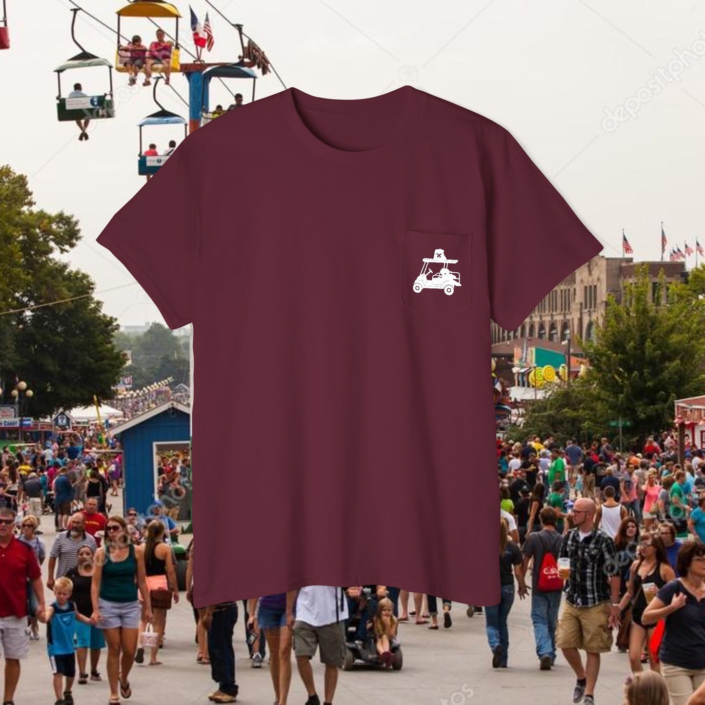 Unisex Heavy Cotton Pocket Tee