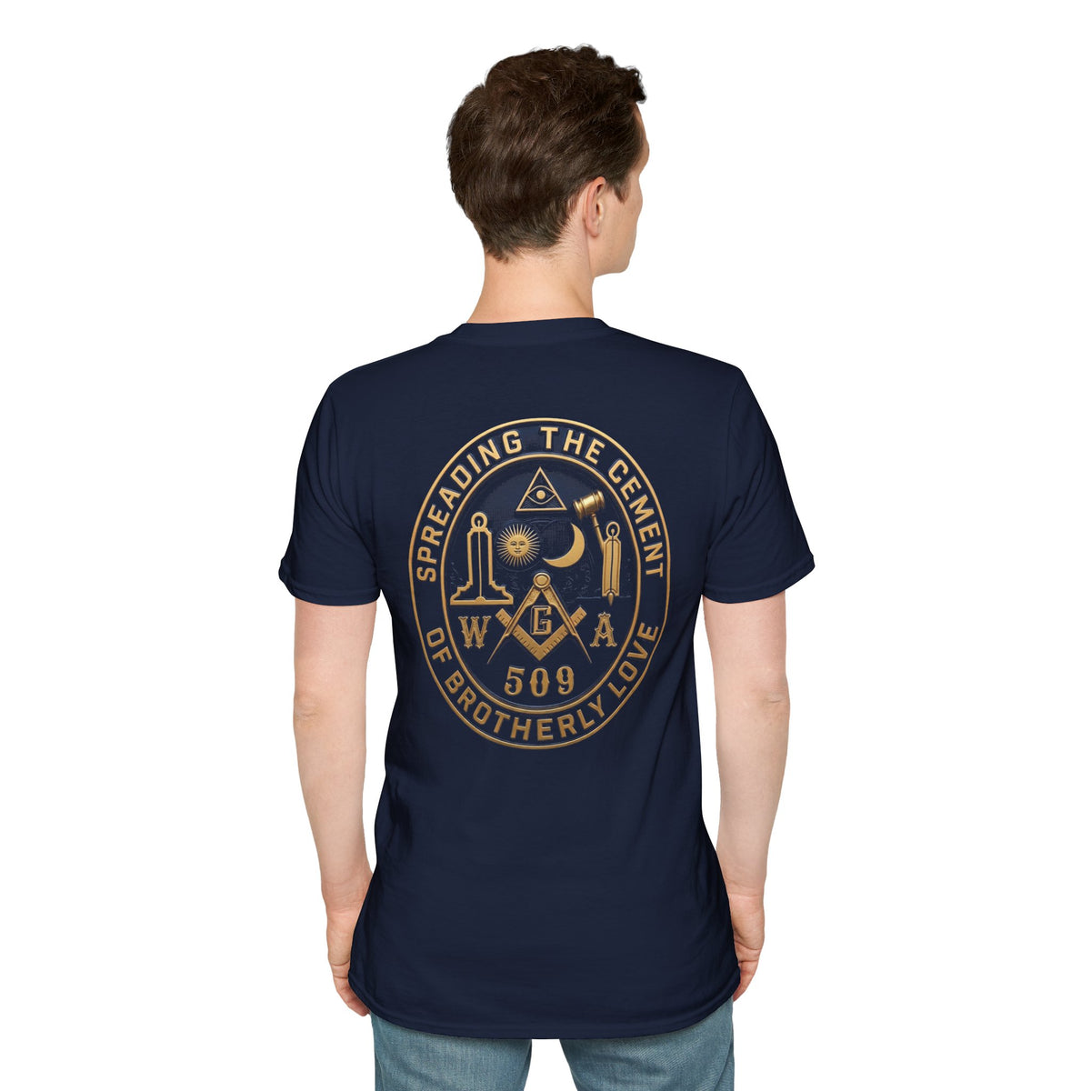 WestGate-Adelphic  T-Shirt — "Spreading the Cement of Brotherly Love" Crewneck