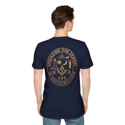 WestGate-Adelphic  T-Shirt — "Spreading the Cement of Brotherly Love" Crewneck