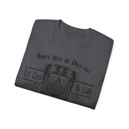 Let There Be Light, Blk&Gry Ultra Cotton Tee