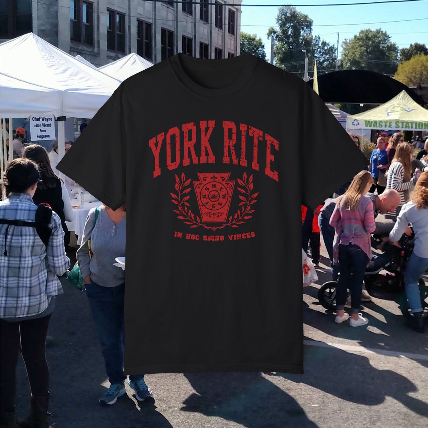 York Rite University, Unisex Garment-Dyed T-shirt