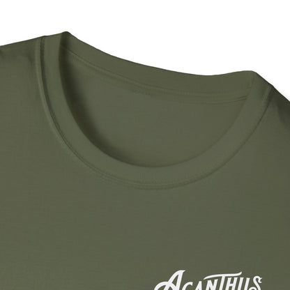 Acanthus Lodge #632 Left Chest logo. Unisex Softstyle T-Shirt