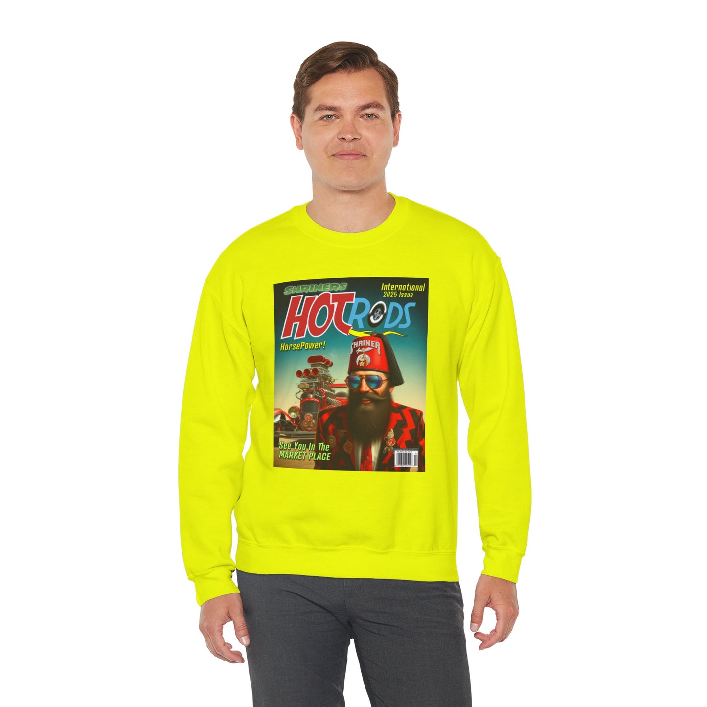 Hot Rods, Unisex Heavy Blend™ Crewneck Sweatshirt
