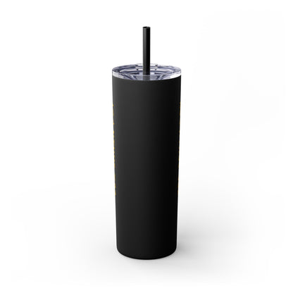 Acanthus Lodge Skinny Tumbler with Straw, 20oz